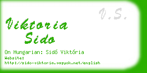 viktoria sido business card