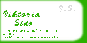 viktoria sido business card